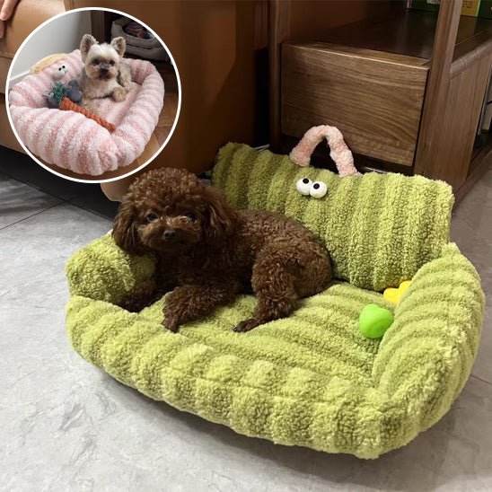 Canapé pour chien - Chien patte velours
